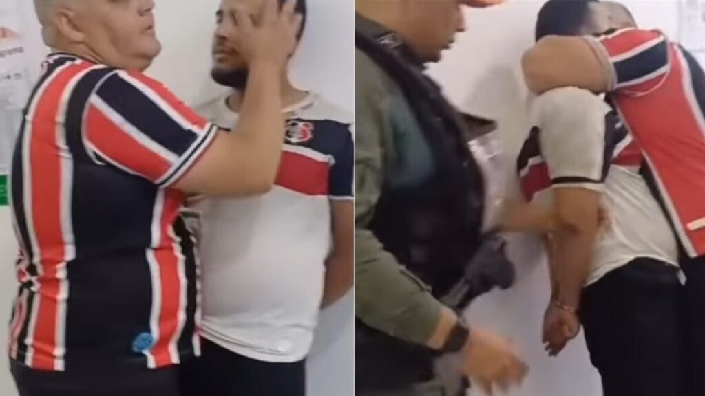 Torcedor do Santa Cruz surta