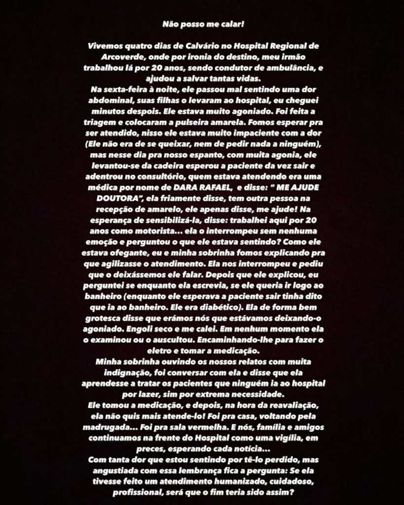 Secretária da Mulher denuncia negligência