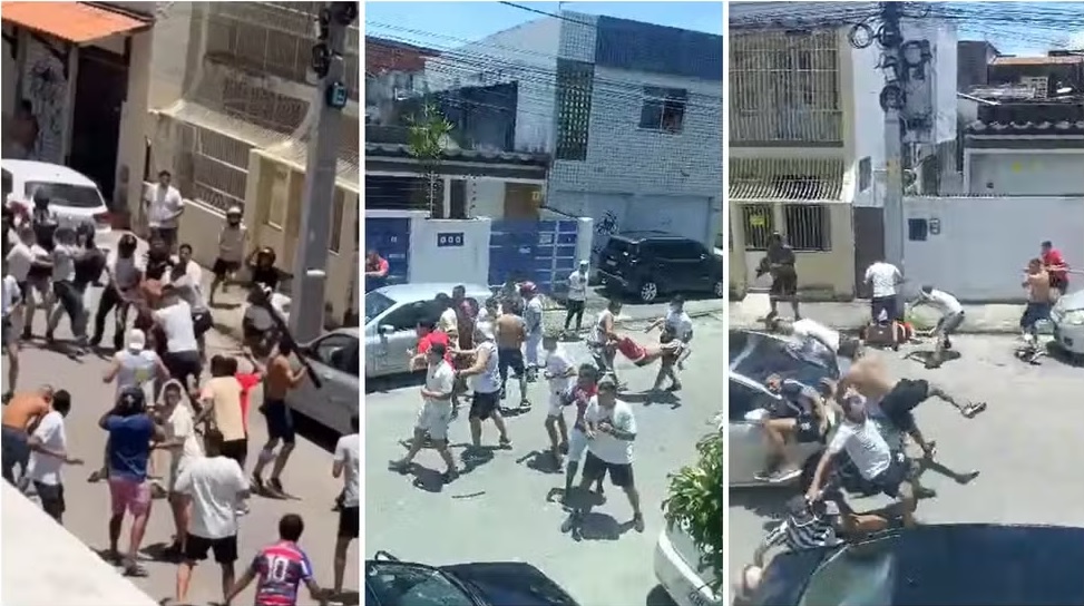 Briga generalizada entre torcedores