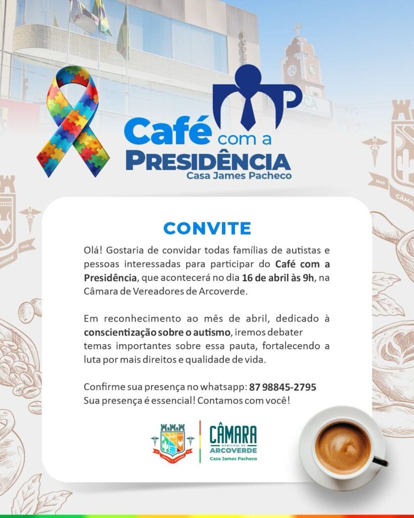 Câmara de Arcoverde com famílias de autistas