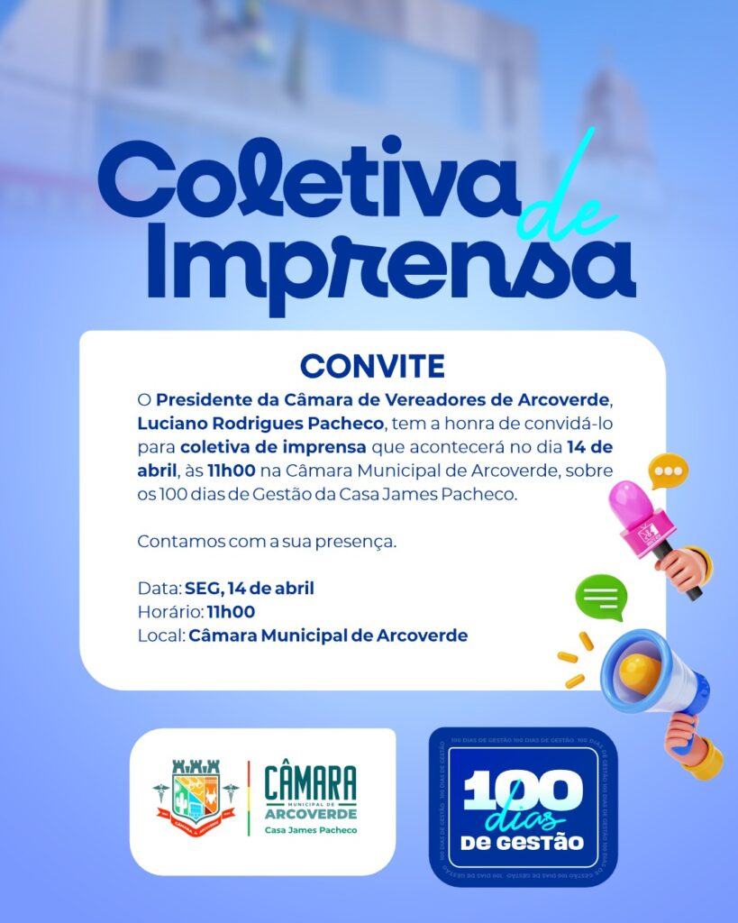 Coletiva de imprensa Câmara de Arcoverde