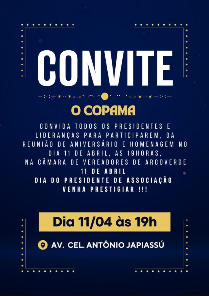 Dia do Presidente da Associação de Moradores