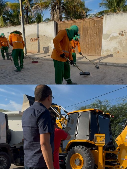 Mutirões de limpeza por toda a cidade 
