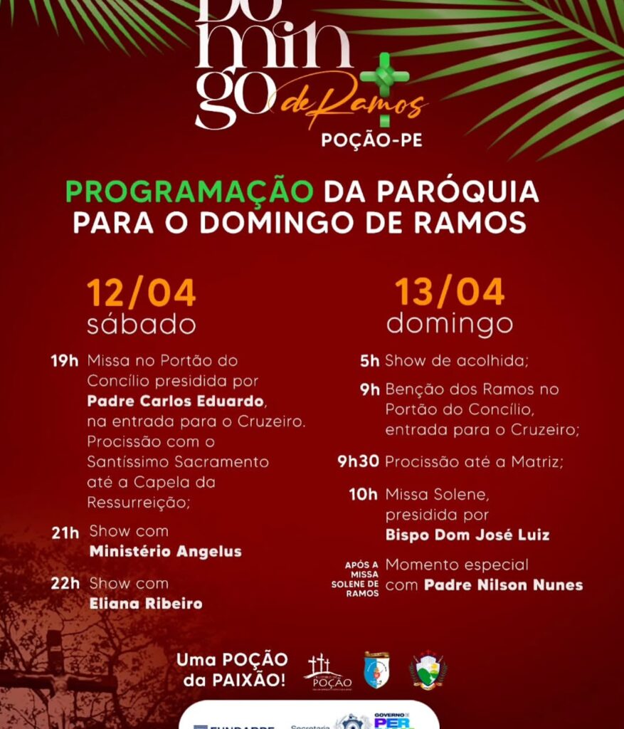 Tradicional Domingo de Ramos em Poção