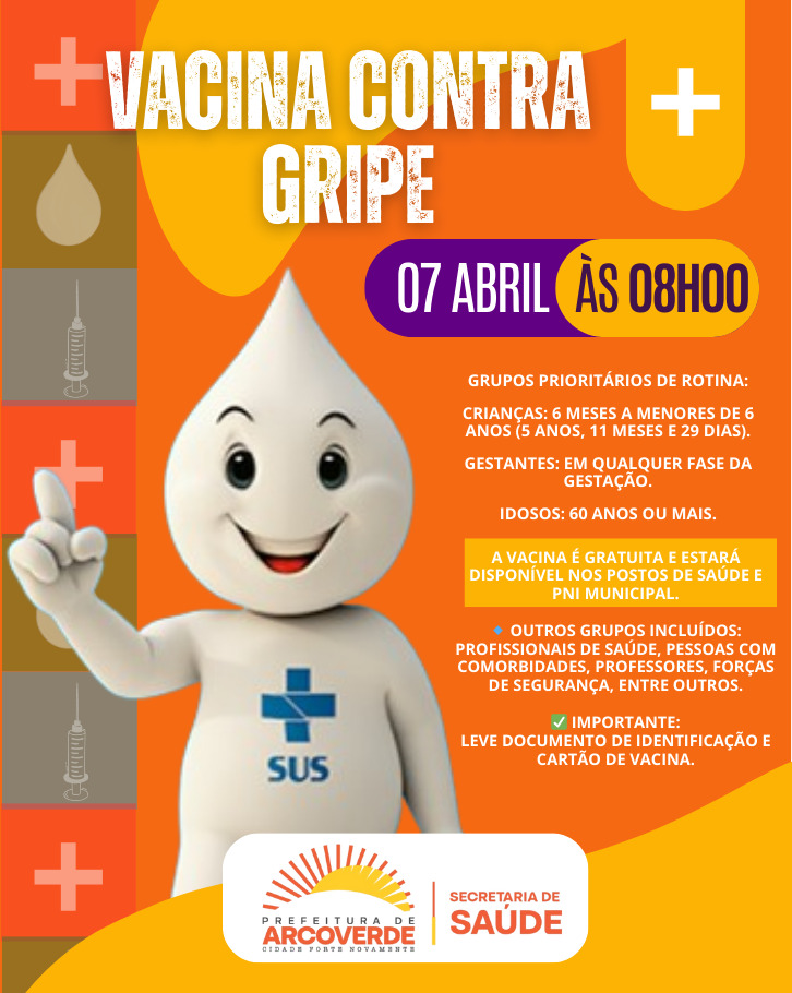 A campanha de vacinação contra a Influenza
