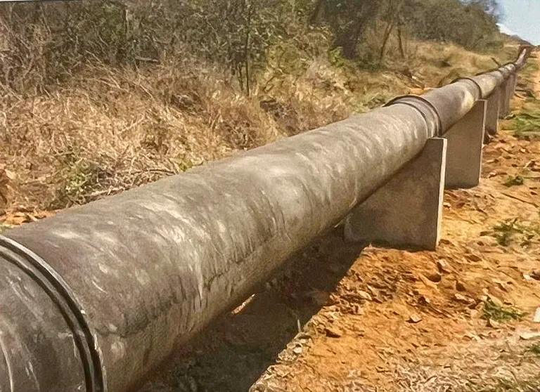 Rompimento de adutora no Sertão de Pernambuco