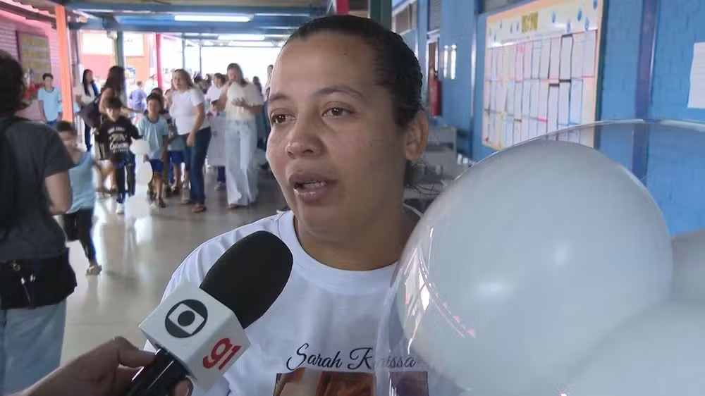 Mãe de menina que morreu em desafio