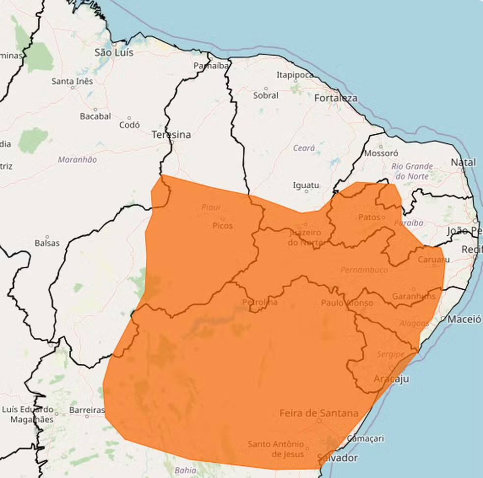 Arcoverde tem alerta de chuva