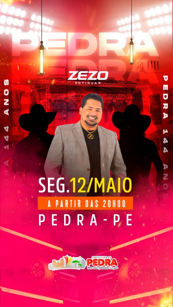 Zezo confirmado no aniversário da Pedra