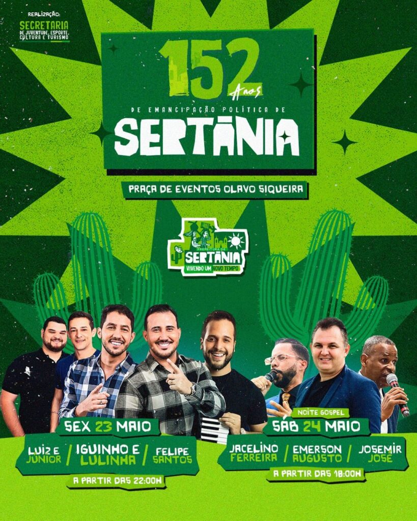 Festa de Emancipação 2025 Sertânia