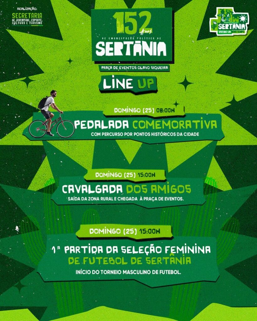 Festa de Emancipação 2025 Sertânia