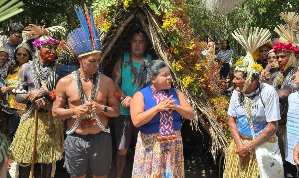 Ministra dos Povos Indígenas em Pesqueira 