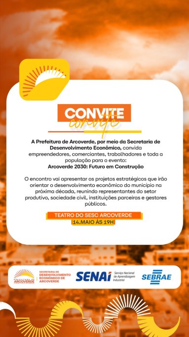 Arcoverde 2030: Futuro em construção