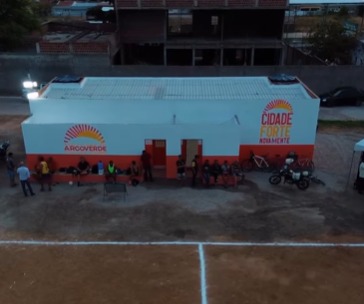 Vestiário de campo local em Arcoverde 