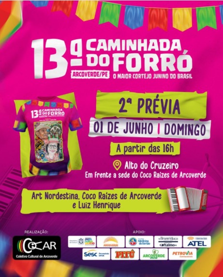 Prévia Caminhada do Forró em Arcoverde 