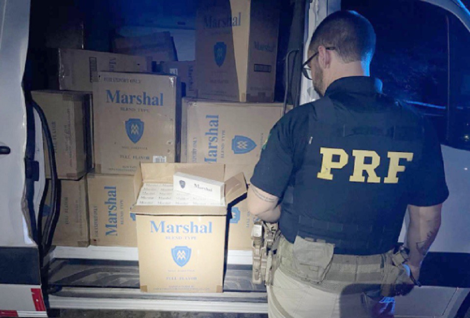 Cigarro chinês apreendido em Sertânia