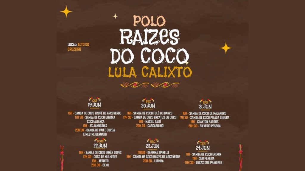  Programação do Polo do Coco em Arcoverde