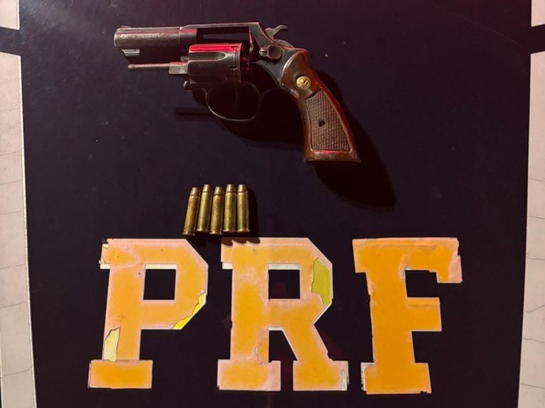 Arma de fogo apreendida em Arcoverde