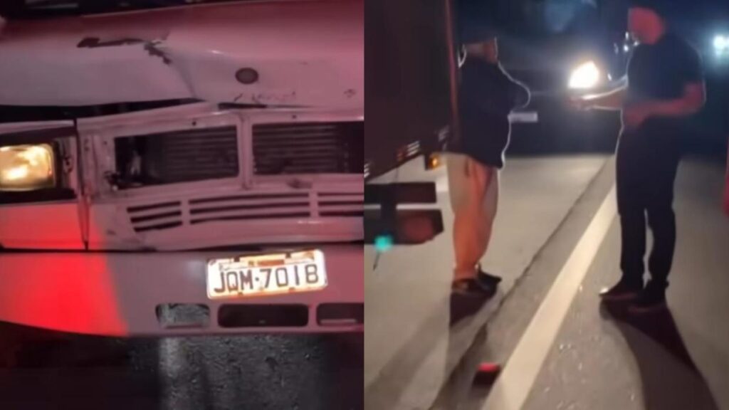 Acidente com caminhão da banda Seu Desejo 