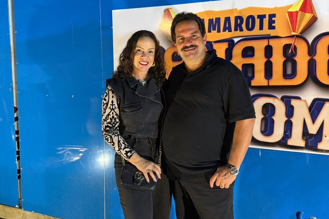 Luciano Pacheco e esposa