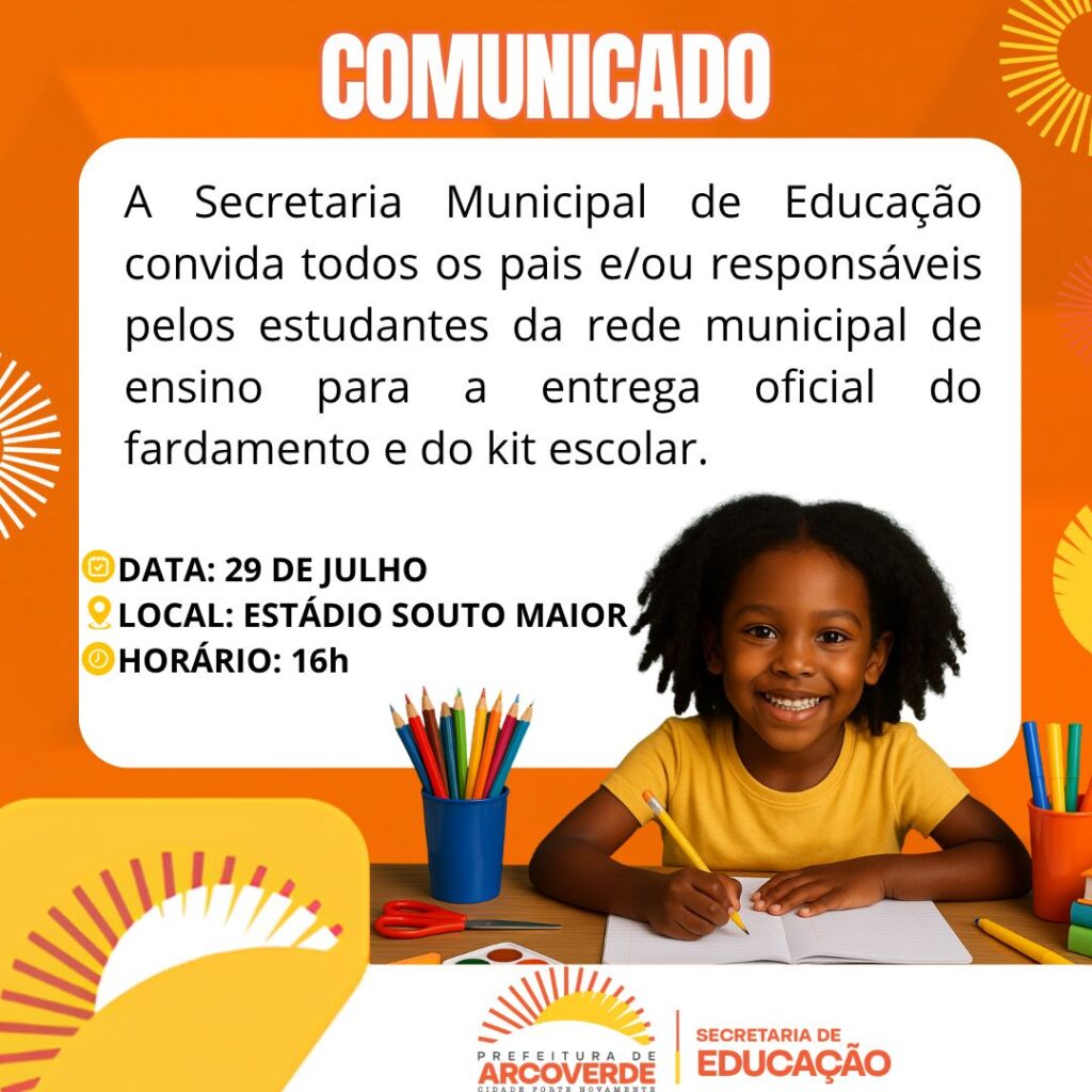 Responsáveis dos alunos da rede municipal de Arcoverde 