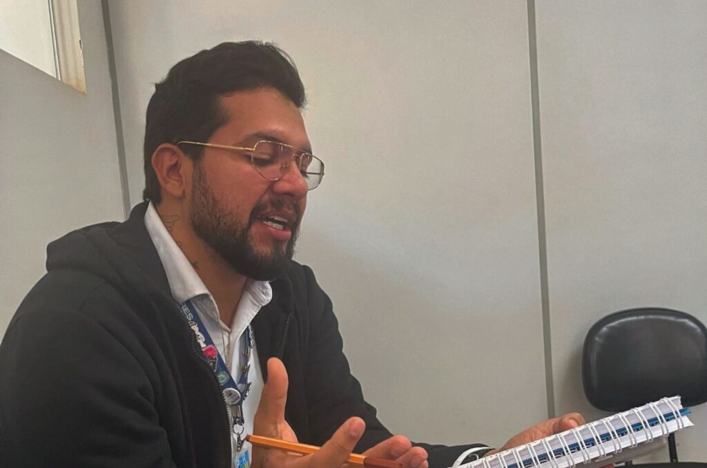 Gerente da VI Geres no Centro Colaborador do SUS