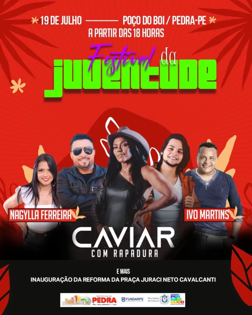 Festival da Juventude 2025 na Pedra