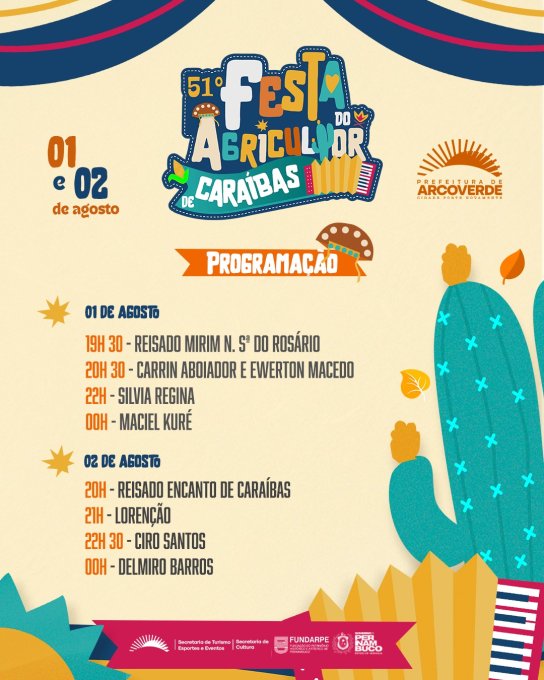 Festa do Agricultor no povoado de Caraíbas em Arcoverde