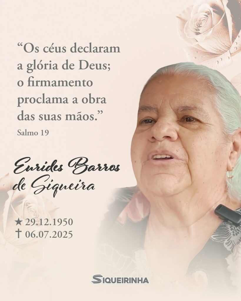 Velório e sepultamento de D. Eurides