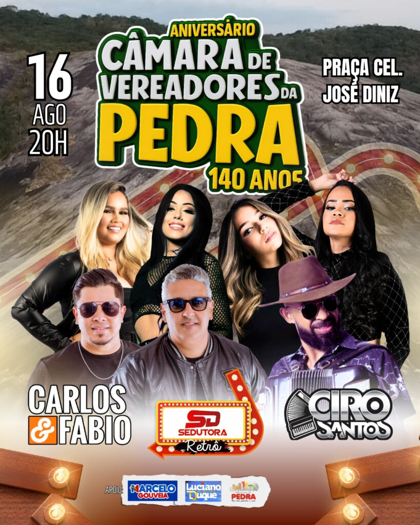 Comemorações Poder Legislativo da Pedra