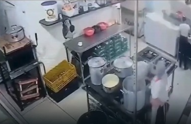 Discussão de trabalho terminou em violência