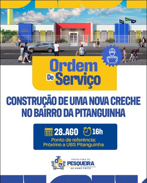 Construção de nova creche em Pesqueira 