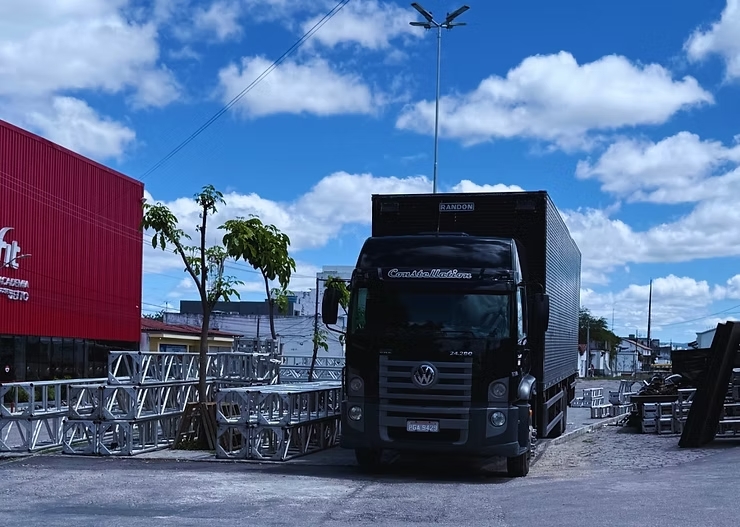 Estruturas palco Pernambuco Meu País Arcoverde