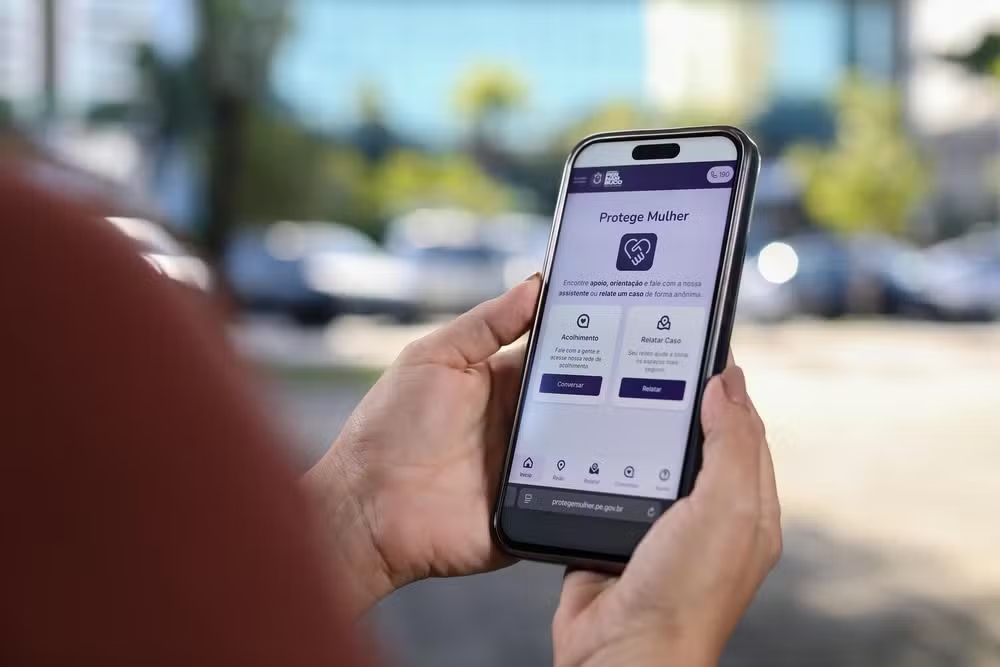 Aplicativo protege mulher Pernambuco
