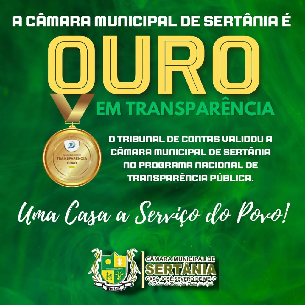 Sertânia Ouro em Transparência