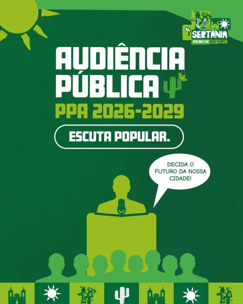 Audiência pública em Sertânia 