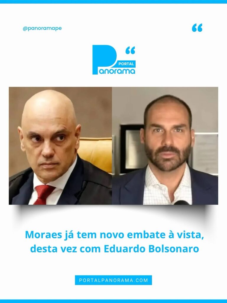 Alexandre de Moraes x Eduardo Bolsonaro