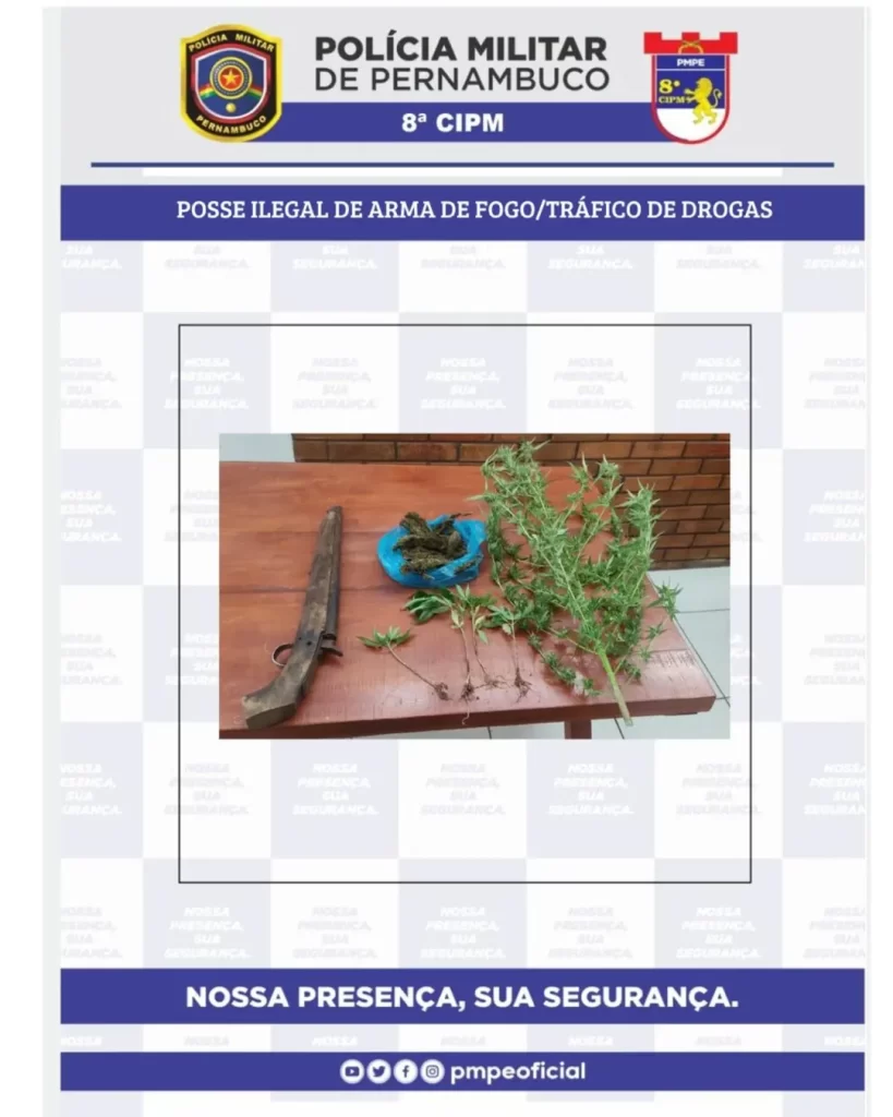 Prisão de homem em Pesqueira