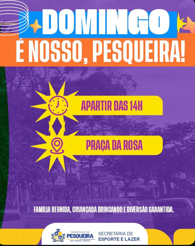 Pesqueira lança 'Domingo na Praça'