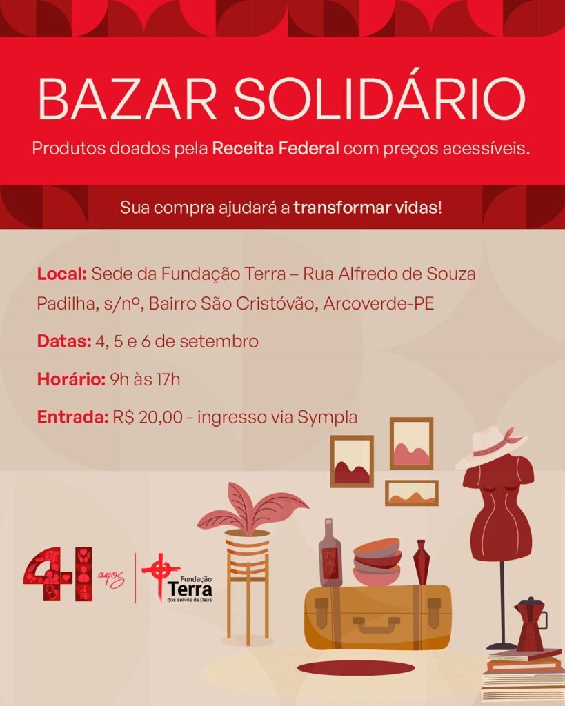 Bazar Solidário da Fundação Terra