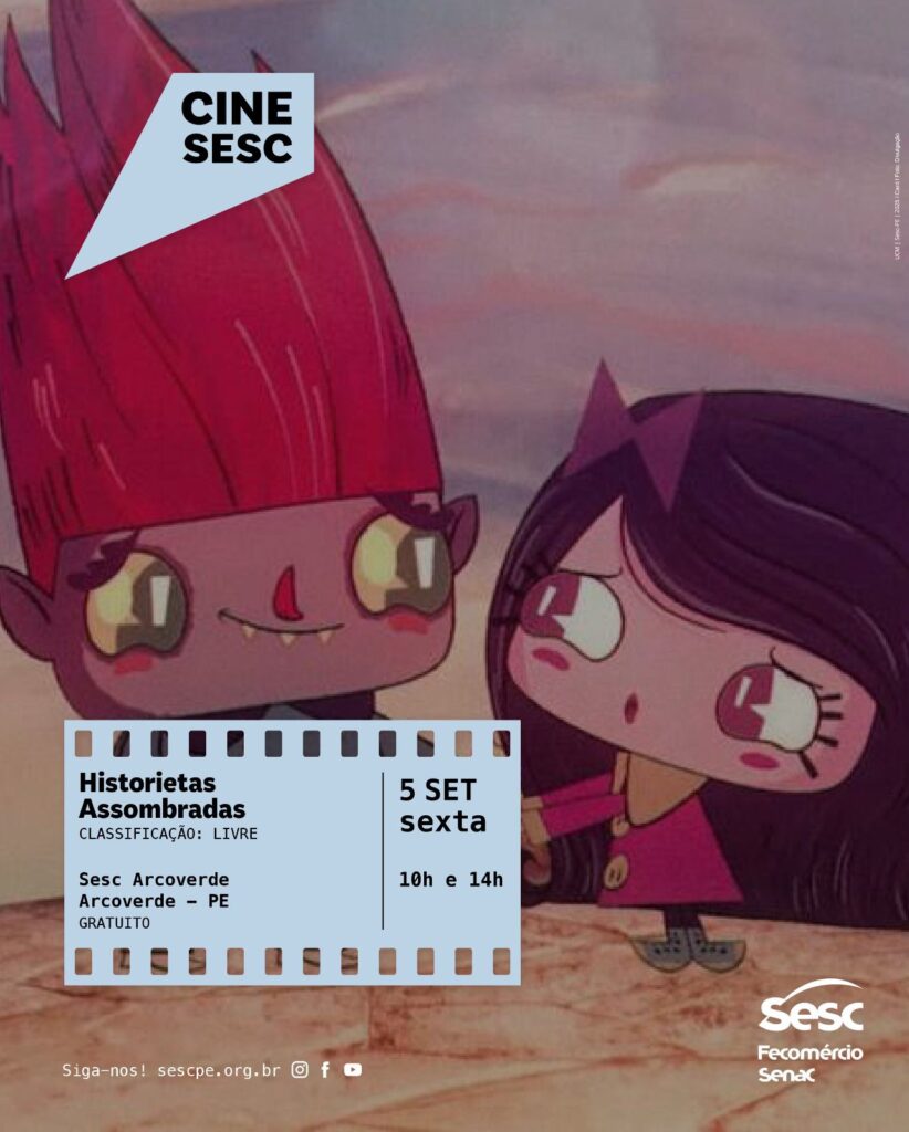 Cine Sesc Arcoverde esse fim de semana