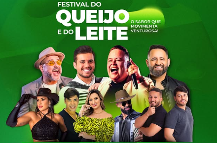 Programação  Festival do Queijo e do Leite em Venturosa