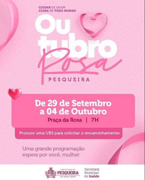Outubro rosa em Pesqueira