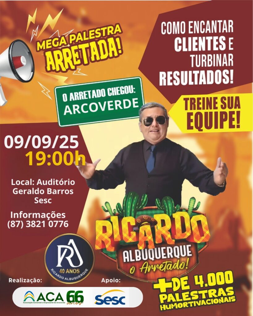 Palestra com O Arretado em Arcoverde