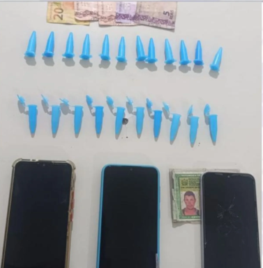 Homens presos por tráfico em Pesqueira