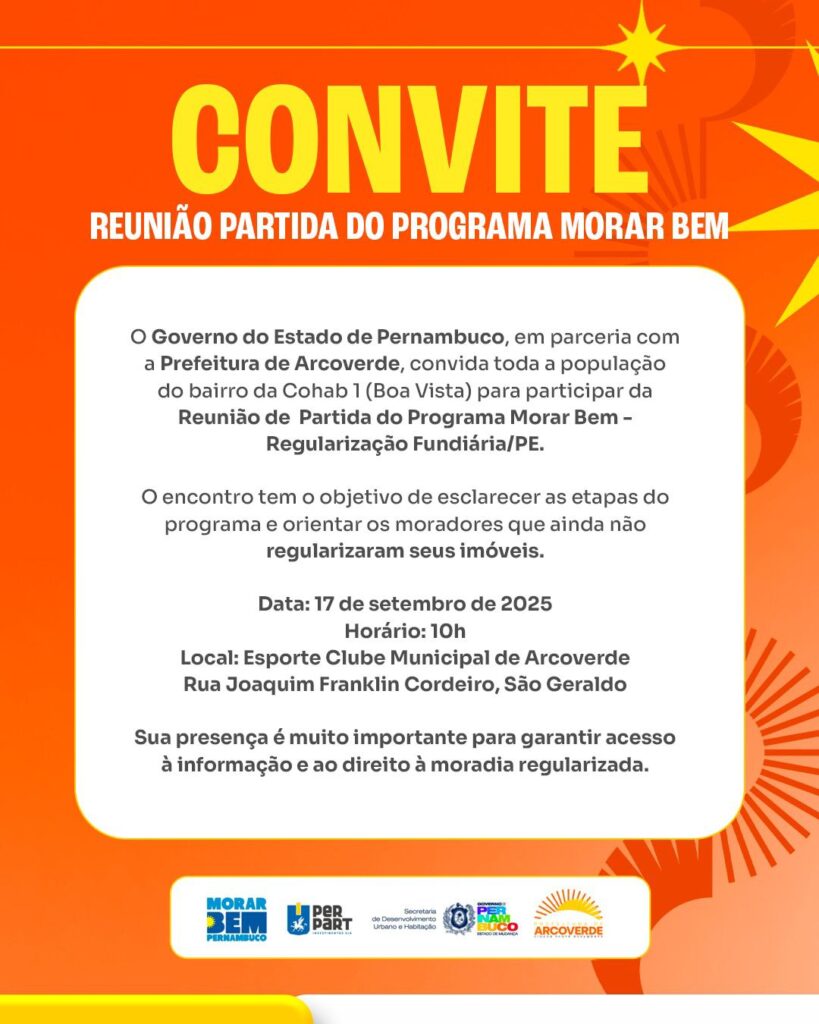 Programa Morar Bem em Arcoverde