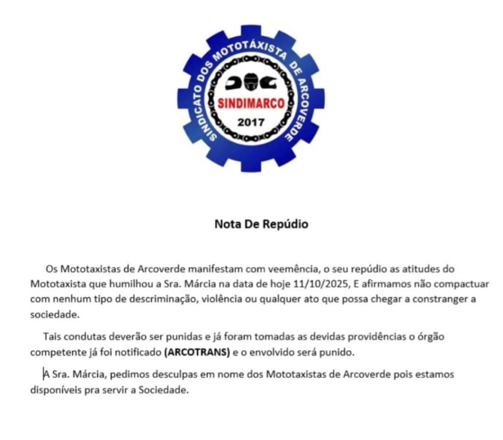 Mulher é humilhada por mototaxista em Arcoverde