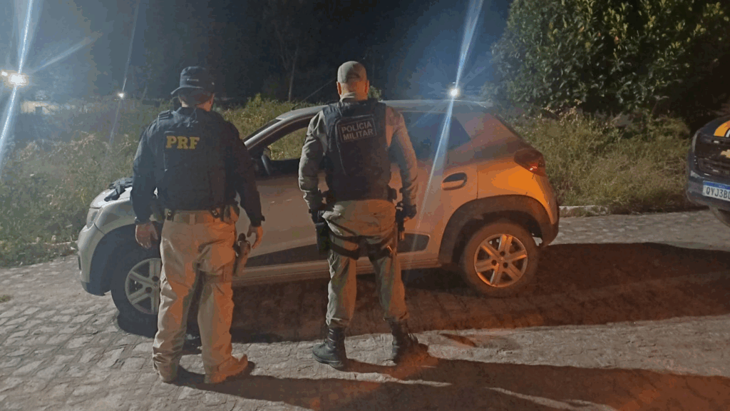 Apreensão de carro em Sanharó 