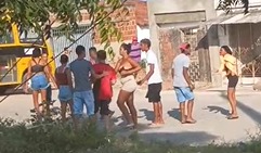 Confusão com grupo de pessoas em Arcoverde