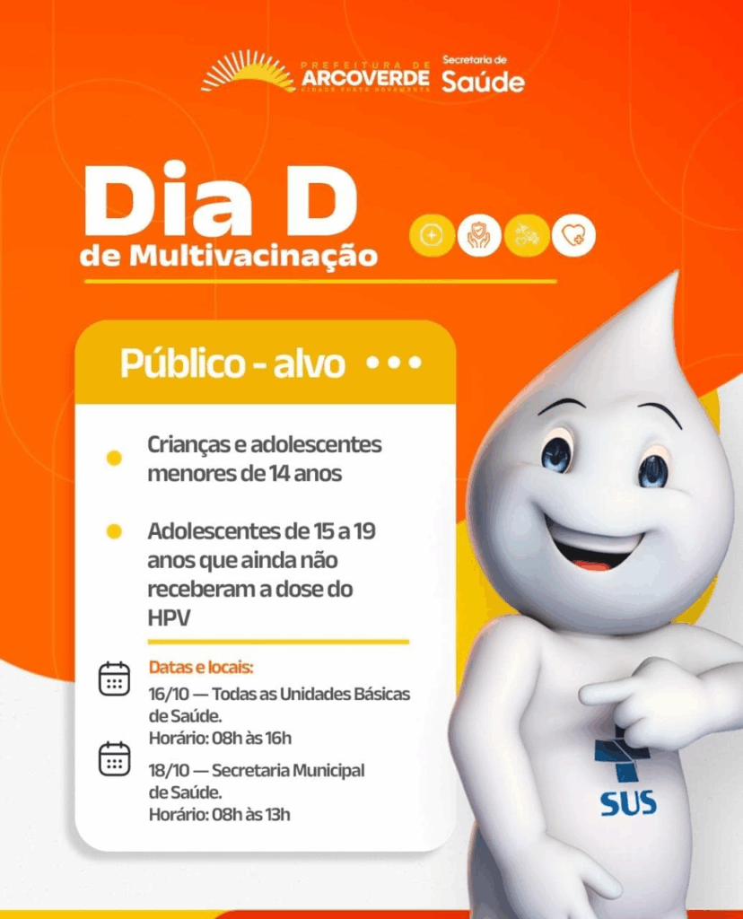 Dia D Multivacinação em Arcoverde